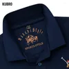 Polos pour hommes Kubro Marque Polo en coton brodé Haut de gamme Haut de luxe Summer Casual Revers T-shirt à manches courtes Mode coréenne Hommes