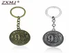 ZXMJ Harried plate-forme 9 34 potiers porte-clés Vintage rond pendentif école Chaveiro bijoux cadeau OEjX4606857