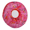 Filtar digital tryckt cirkulär flanellfrukt Donut Pizza Bild Bekväm mjuk fruktfilt