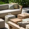 Camp Furniture Outdoor Sofa Sets Garden Patio Teak Wood Style Modern - Marvella