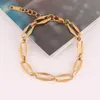 Pendant Necklaces 316L Stainless Steel Chain For Men High Quality Vintage Gold Color Choker Women Jewelry 240227C24326