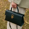 Cafune Bolsa feminina versátil designer bolsa de ombro sacola designer de couro genuíno maleta portátil com aba bolsa crossbody bolsa de mão bolsa de transporte com caixa