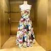 Casual Dresses Women Cotton Dress Poplin Print Fairy 2024 Spring Summer Semester Floral Spaghetti Strap Vestidos Beach Ankom