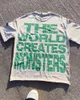 T-shirt da donna Retro Punk Chic Stampa grafica T-shirt allentata Y2k Streetwear Teen Hip Hop Moda Design casual Coppia versatile Top