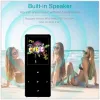 Lautsprecher REDANT MP3-Player Bluetooth-HiFi-verlustfreier Mini-Musikplayer mit FM-Radio-Lautsprecherkopfhörern, tragbarer Sport-MP 3-Walkman aus Metall