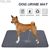 Andra hundförsörjningar Pee Pad Waterproof Pet Urin Non-Slip and Easy to Dry Cat Training Mat kan tvättas återanvändas YQ240227