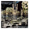 Party Decoration Acrylic Candelabra Decor 3/7/8/9/10 Heads Arms Candle Holders Wedding Table Centerpiece Flower Stand Holder Candelabr Dhokf