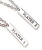 Spelare 1 Spelare 2 Par Necklace Set Valentine39S Day Gift for Girlfriend Boyfriend Gamer Video Game Par39s Necklace3594116