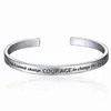 Ny Serenity Prayer Silver Plated Armband i en presentask kärlek till kvinnor2722