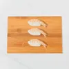 Conjuntos de louça 2 Pcs Sushi Prato Servindo Bandeja Sobremesa Festa Coisas Nozes Casa Bamboo Snack Board