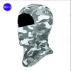 Berets Neck Wrap Riding Silk Bandana Dust Bib Men's Sun Protection Fishing Mask Hat Face Cover Windproof Headgear