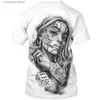 T-shirts hommes T-shirt d'été pour homme dessin animé croquis motif impression nouveau haut pour hommes tous les jours vêtements décontractés T-shirt surdimensionné senior hommes vêtements T240227