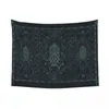 タペストリーカスタマイズされたヒッピーCthulhu Mythos HP Lovecraft Tapestry Wall Hange Hount Home Decor Horror Movie Monster Dorm Decoration