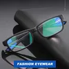 Lenzenvloeistof Frame Leesbril Voor Mannen Vrouwen Sport Anti-blauw Licht Leesbrillen Zwart Rood TR90 Frame Presbyopie Brillen +100 tot +400