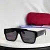 Óculos de sol retangulares lentes pretas/rosa para homens Sunnies Fashion Shades UV Eyewear