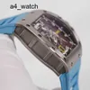 Высококачественные наручные часы Наручные часы для отдыха RM Watch RM030 Автоматические механические часы RM030 Мужские часы из титанового сплава Дата Полый запас хода Автоматический