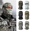 전술 후드 위장 Balaclava Full Face Scarf Outdoor Ski Cycling Full Face Cover Winter Neck Head 따뜻한 전술 스카프 캡 헬멧 Linerl2402