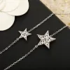 Sieraden Hot Merk Vintage Diamond Comet Ketting Luxe Lichaamssieraden Voor Vrouwen Designer Pure 925 Sterling Zilver Lady Party Taille ketting