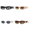 24-2miumius sunglasses designer oval frame luxury womens anti-radiation UV400 personality mens retro glasses plate high grade value miui sunglass US7L