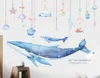 Cartoon Coral Whale Wall Sticker for Kids Rooms Nursery Wall Decor Tile Stickers Waterproof Home Decor Wall Decals Murals 2106152448077