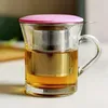 Fijnmazig theezeefje Deksel Koffiefilters Herbruikbare roestvrijstalen thee-eitjes