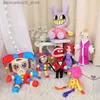 Pluche poppen Groot formaat digitale circus Pomni Jax pluche cartoon knuffel theater konijn pop knuffel kinderen Kerst kinderen Q240227