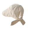 Szerokie brzegowe czapki damskie letnie miękki bawełniany czapkę na zewnątrz regulowany łuk składany fisherman plażowy czapka słoneczna z panamą k0z2