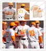 Maui Ahuna Chase Burns Custom Tennessee Volunteers 2023 CWS Baseball-Trikot Drew Gilbert Andrew Lindsey Camden Sewell genäht