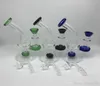 6 Inches Glass Bongs Oil Rigs With 4mm Quartz Banger Nail and Glass Bowls 14mm Female Heady Beaker Dab Rigs Water Pipes3066593