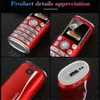 Supper Mini Cute Bluetooth Small Phone Dual Sim Card Finger Size Bluetooth Dialer MP3 Call Recording Magic Voice Mobile Phone