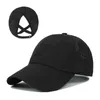 Ball Caps Mesh Quick-drying Solid Baseball Cap Sports Casual Cross Horsetail Sunshade Visor Hat Breathable For Women