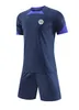 Montpellier HSc Barn och vuxna sportkläder Summer Mesh Fabric Breattable kortärmad sportkläder utomhus Leisure Sports skjorta