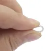 Gereedschap 50/100-delige set EPR-geheugenlegering nagelplaat Titaniumdraad Titaniumlegering siliconen nagelplaat en ingelegde nagelcorrectiedraad