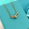 Pendant Necklaces Tennis Jewelry Necklace for Women Designer U Horseshoe Buckle Moissanite Cuban Link Chain s H24227