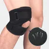 Joelheiras 1 peça cinto de patela unissex suporte de bandagem ajustável compressão esportiva pressurizada fitness corrida almofada manga