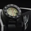 Håll Diving Mini Wristwatch Design Compass Lätt Portable Waterproof Plastic for Swimming Diving Water Sports Accessory 240223