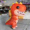 wholesale 2M hauteur fête événement défilé décoration gonflable dinosaure costume dessin animé animal tissu publicité extérieure avec ventilateur jouets sports