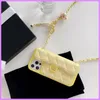 Kobiety Projektanci skrzynek z telefonami mody dla etui na iPhone'a wyposażone w crossbody z obudową łańcuchową dla plus x xs xr 11 12 13 14 15 Pro Max Cyg10231-6