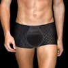 Men's Swimwear 2 Pcs Expand Sponge Pad Man Along With Athletic Bulge Enhancing