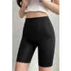 Kvinnors trosor Kvinnor Ice Silk Safety Shorts andas under klänningar Smidiga Boyshorts underkläder lårmatchande kjolar