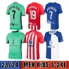 Atletico Madrids Maglie da calcio GRIEZMANN 120 ° Anniversario 2023 2024 M.LLORENTE KOKE SAUL Correa LEMAR Maglia da calcio Uomo Bambini Kit Set Uniformi