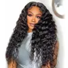 Livraison gratuite pour les nouveaux articles de mode en stock Transparente Full Lace Wig C Partie Loose Deep Wave Hd x Front Brésilien Human Heuvil