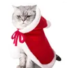 Kat Kostuums Grappige Hond Kostuum Kerst Mantel Halloween Vermomming Kleding Voor Katten Jaar Pak Kleine Honden Huisdier Po Rekwisieten Accessoire