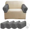 Stoelhoezen 4 Stuks Sofa Arm Cover Armsteun Voor Fauteuils Stretch Bank Kussenovertrekken Banken En Banken Stoelen Wasbare Beschermers