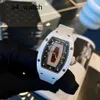 Neueste Armbanduhren Damenarmbanduhr RM Watch Damenserie Rm07-01 Keramik Roségold Automatikmaschinen Damen Whitening Ceramic - Red Lip Single Watch