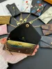 Old Flower Fashion Classic Hook Wallet Snap Envelope Card Holder Coin Purse Storage Bags Bank Cards Package Wallet