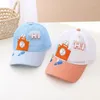 Bollmössor Doit 2024 Mesh Baby Child Baseball Cap Summer Breattable Cartoon Robots pojkar Girls Sun Hats Kids Snapback Hat Gorras