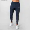 Men's Pants LETE New Style Mens Brand Jogger Sweatpants Man Gyms Workout Fitness Cotton Trousers Male Casual Fashion Skinny Track Pants T240227