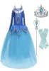 Kinderkleidung Cosplay Prinzessin Kostüm Kinder Ausgefallene Taufkleider Lila Marine Gelb Blau254N2556501