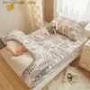 Beddengoedsets Dikke koraal pluche kussen beschermhoes nieuwe melk pluche katoen patch winter pluche bedovertrek Q240228